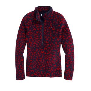 Vineyard Vines OUTLET Printed Fuzzy Quarter Zip
